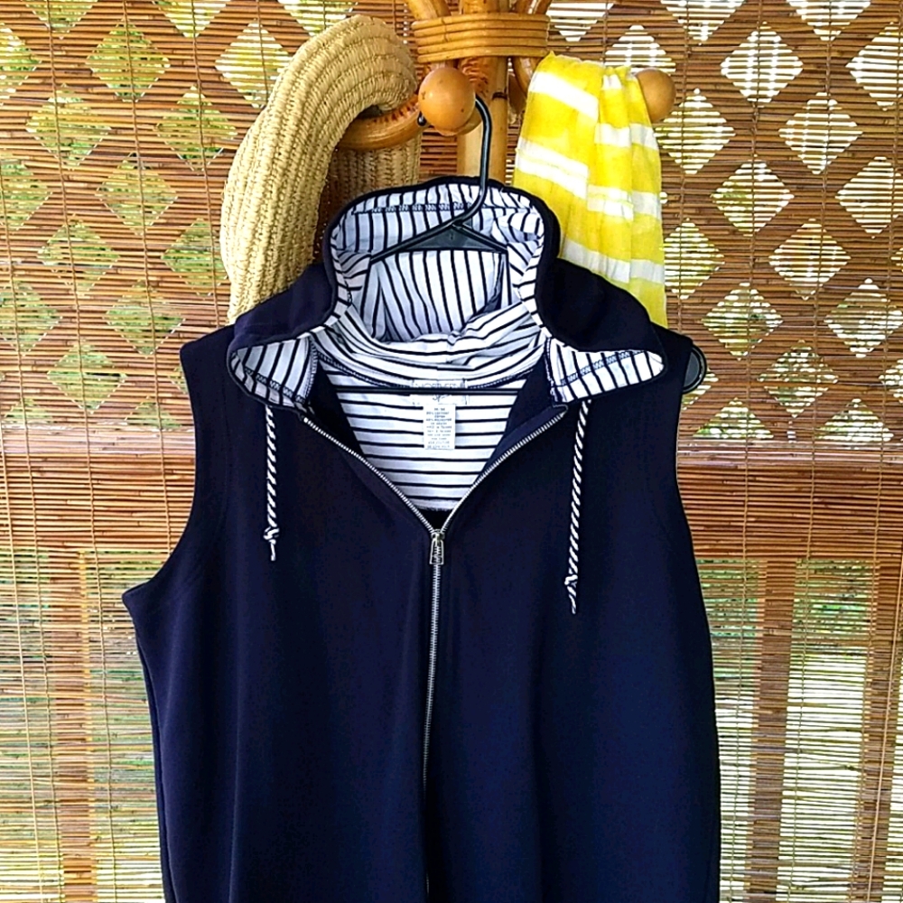 Nautical Navy Blue Swimsuit Cover up/Beach Wear